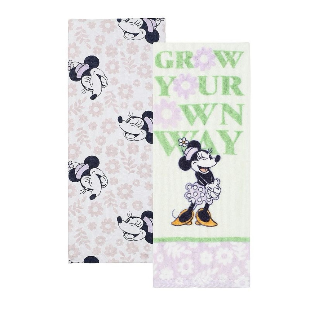 New Disney's Minnie Mouse 2-pc. Spring Kitchen Towel Set